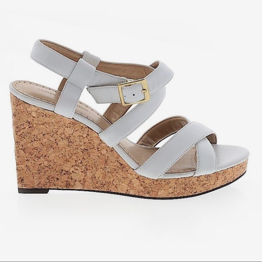Adrienne Vittadini wedge sandals sz 10